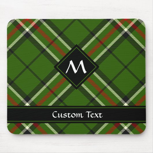 Grün, Schwarz, Rot und Weiß Mousepad (Vorne)