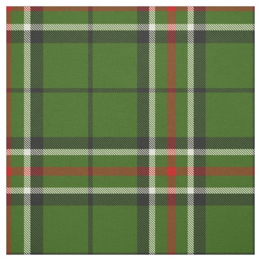 Grün, Schwarz, Rot und Weiß Stoff (Muster)