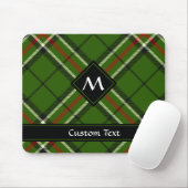 Grün, Schwarz, Rot und Weiß Tartan Mousepad (Mit Mouse)