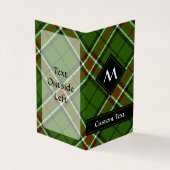 Grün, Schwarz, Rot und Weiß Visitenkarten (Vorderseite)