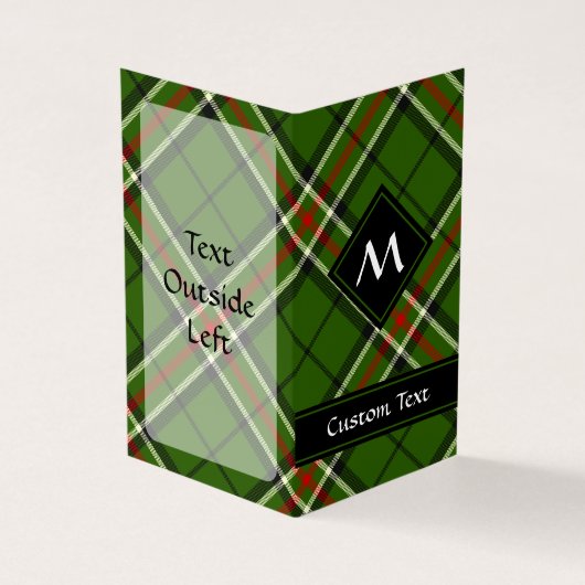 Grün, Schwarz, Rot und Weiß Visitenkarten (Vorderseite)