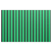Grün/Schwarz Streifen/Linse Muster Stoff (Fat Quarter (45,7 x 55,9 cm))