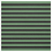 Grün/Schwarz Streifen/Seitenmuster Stoff (Muster)