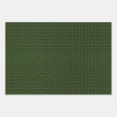 Grün, Schwarz & Weiß Geschenkpapier Set (Vorderseite 3)
