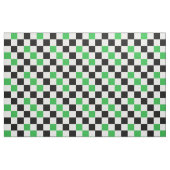 Grün Schwarz Weiß Karomuster Design  Stoff (Fat Quarter (45,7 x 55,9 cm))