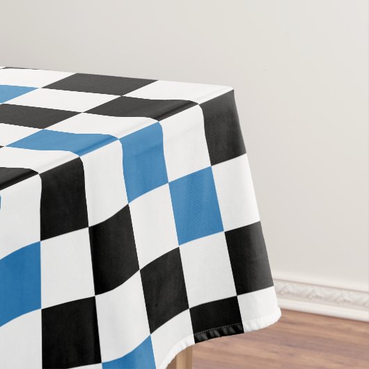 Grün Schwarz Weiß Karomuster Design  Tischdecke (Beispiel)