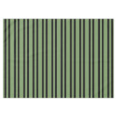 Grün-schwarze Streifenmuster Tischdecke (Vorderseite (Horizontal))