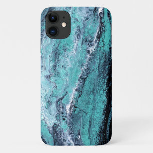 Grün Schwarze Wirbel Case-Mate iPhone Hülle
