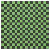 Grün-schwarzes Schachbrettmuster Stoff (Muster)