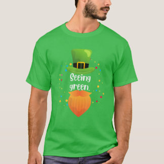 Grün sehen, St Patrick's Day, Funny Leprechaun C T-Shirt