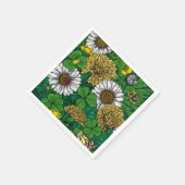 Grün Serviette (Ecke)