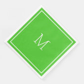 Grün Serviette (Ecke)