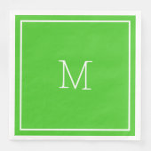 Grün Serviette (Vorderseite)