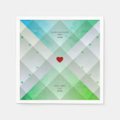 Grün Serviette (Vorderseite)