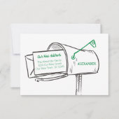 Grün Sie unsere neue E-Mail-Box (Vorderseite)