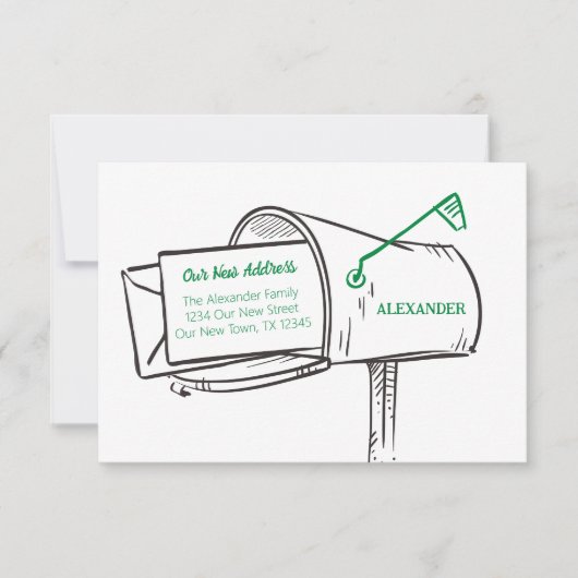 Grün Sie unsere neue E-Mail-Box (Vorderseite)