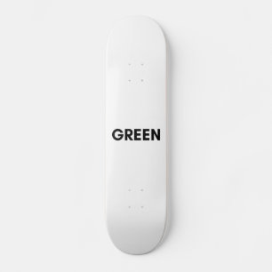 grün skateboard
