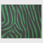 grün, smaragdgrün, kelly+grün, zebras, muster geschenkpapier (Flach)