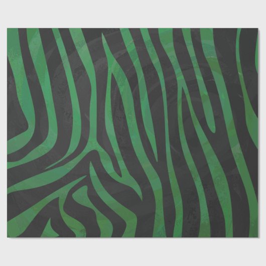 grün, smaragdgrün, kelly+grün, zebras, muster geschenkpapier (Flach)