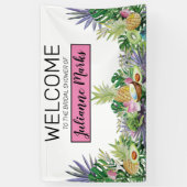 Grün-Sommer-Brautparty der tropischen Frucht-| Banner (Vertikal)