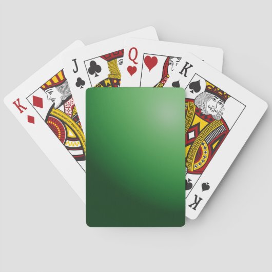 Grün spielkarten (Rückseite)