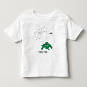 Grün spinnen und fliegen Kinder T - Shirt