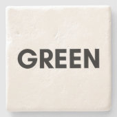 grün steinuntersetzer (Vorderseite)