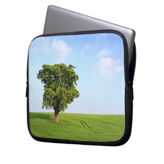 Grün, Stoff, Laptopschutzhülle (Vorderseite Links)