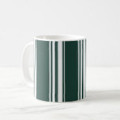 Grün Stripes Tasse (Vorderseite Links)