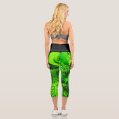 Grün suchen capri leggings (Rückseite)