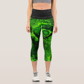 Grün suchen capri leggings (Vorderseite)