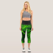 Grün suchen capri leggings (Vorderseite)