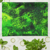 Grün suchen geschirrtuch (Gefaltet)