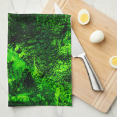 Grün suchen geschirrtuch (Viertel Falte)