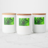 Grün suchen lebensmitteletikett (Flaschen)