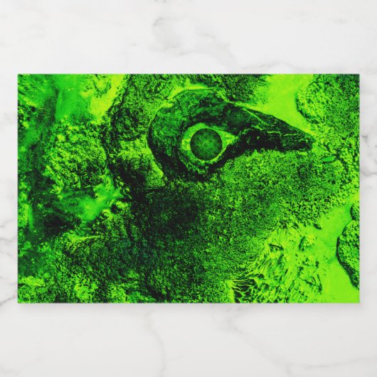 Grün suchen lebensmitteletikett (Einzelnes Label)