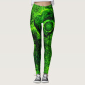 Grün suchen leggings (Vorderseite)