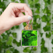 Grün suchen schlüsselanhänger (Hand)