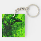 Grün suchen schlüsselanhänger (Rückseite)