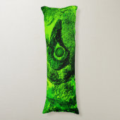 Grün suchen seitenschläferkissen (Vorderseite Vertikal)