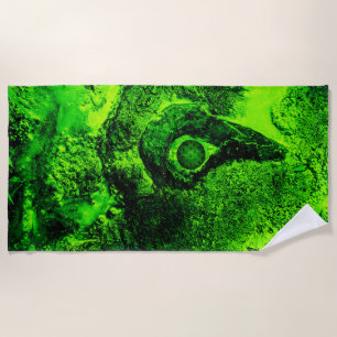 Grün suchen strandtuch