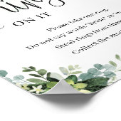 Grün sukkulente Blüte setzte einen Ring auf sein S Poster (Ecke)