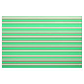 Grün, Tan und Dunkelofen Grüne Linien Stoff (Fat Quarter (45,7 x 55,9 cm))