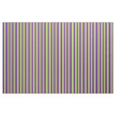Grün-, Tan- und Indigomuster (Streifen/Linse) Stoff (Fat Quarter (45,7 x 55,9 cm))