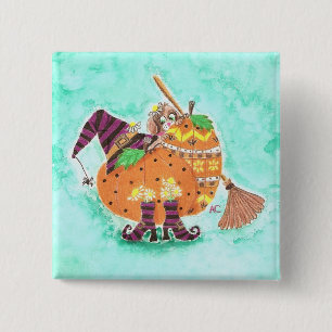 Grün-Taste für Halloween Button