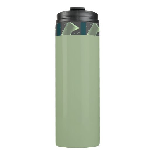 Grün Thermosbecher (Vorderseite)