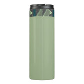 Grün Thermosbecher (Rückseite)