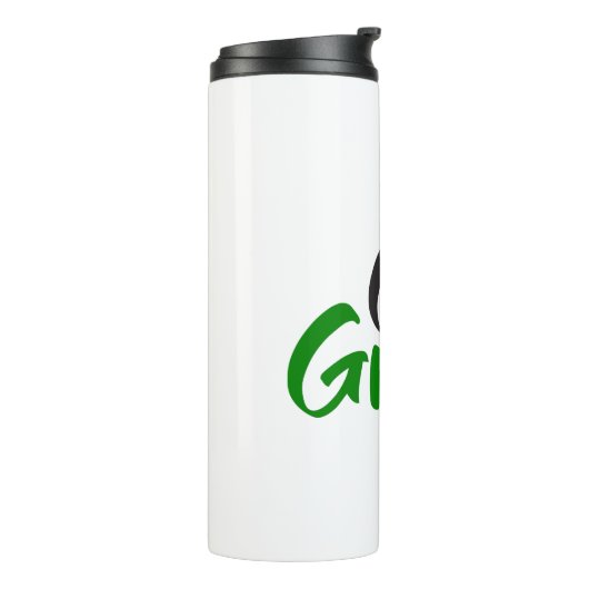 Grün Thermosbecher (Nach links gedreht)