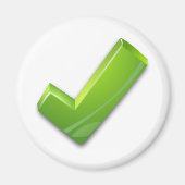 Grün-Tick Magnet (Vorne)