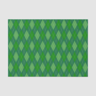 Grün tont Rauten-Muster-Seidenpapier Seidenpapier
